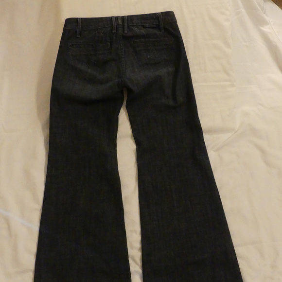 Womens J & COMPANY Wide Leg Dark Jeans, Size 25 - Picture 3 of 4